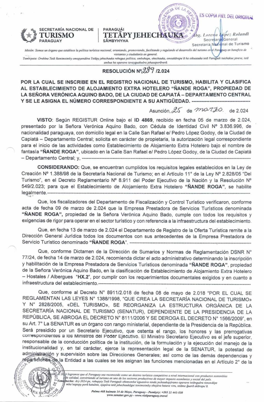 Hospedaje Nande Roga Capiata Luaran gambar